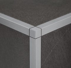 Профиль Profilpas для защиты внешних углов плитки 6 мм, анодированный серебро, шт, Италия, алюминий, ZQAN/6, Proangle, 6 мм, анодированный, 270 см