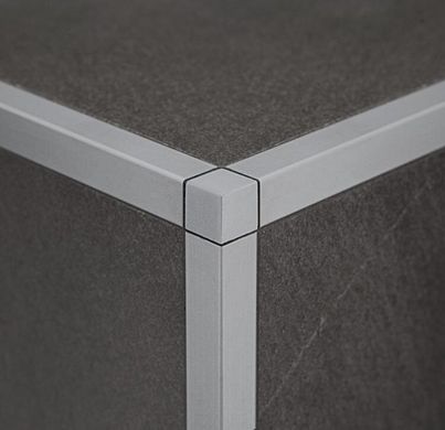 Профиль Profilpas для защиты внешних углов плитки 6 мм, анодированный серебро