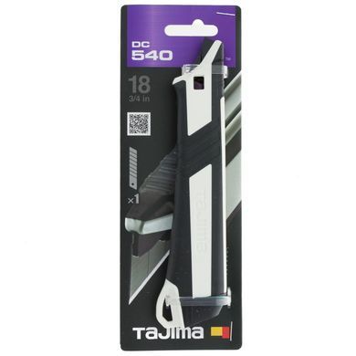 Ніж сегментний 18мм, ізольований, TAJIMA Premium Cutter DC540N, верхній автоматичний фіксатор