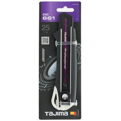 Нож сегментный 25мм TAJIMA Cutter DC661N, винтовой фиксатор