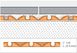 Мембрана гідроізоляційна SCHLUTER DITRA HEAT для укладання кабелів електричної теплої підлоги