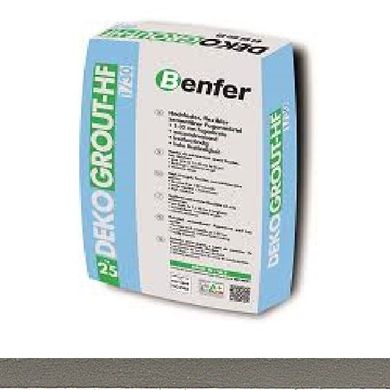 Цементная затирка Benfer Dekogrout HF 1/30 (Grigio cemento 7030)