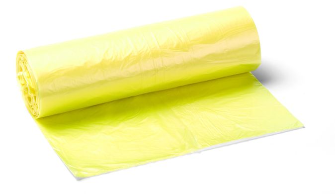 Мешок для мусора желтый, 60х72см, 60л, 7мк. 20 шт / рул / Sato Lite