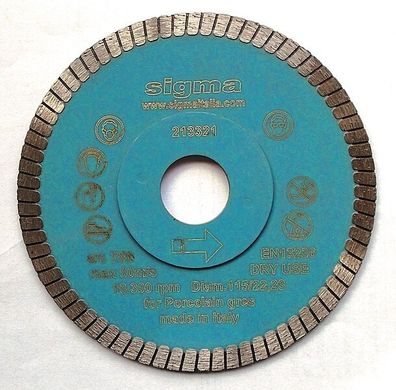 Алмазный диск d 115 мм