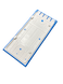 Шпатель затирочный 24х9 (синий, жесткий), без ручки, шт, Италия, Эпоксидная, Цементная, 25х9,5 см