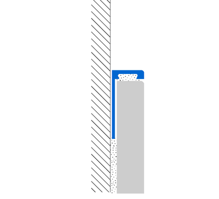 Профиль Profilitec угловой латунь 10мм - 2,7м, шт.