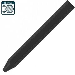 Промышленный маркер на восковой-меловой основе Pica Classic marking crayon ECO, black 11mm, шт, Германия