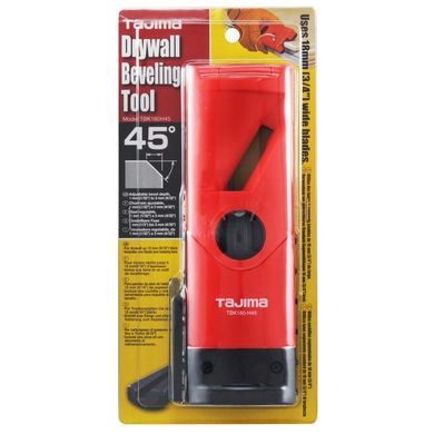 Рубанок кромочный для ГКЛ, TBK180-H45 TAJIMA Drywall Tool 45°, лезвие 18 мм