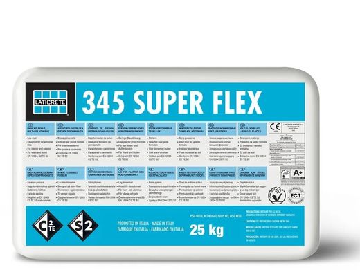 Клеевой раствор 345 SUPERFLEX White 25 кг