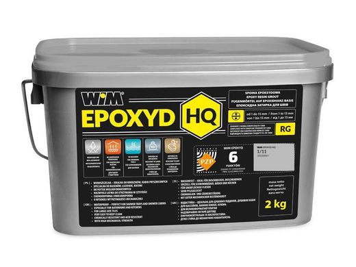 Затирка епоксидна WIM EPOXYD HQ 1/11 срібло 2 кг