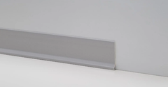 Плинтус ПВХ Profilpas Line 8600 серый, серый, шт, Италия, ПВХ, 70 мм, 200 см