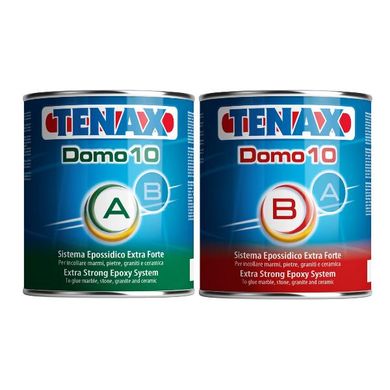 Эпоксидный клей DOMO-10 (A+B) Bianco - (1+1л) 2,7кг TENAX