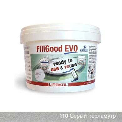 Полиуретановая затирка FILLGOOD EVO 110 GRIGIO PERLA