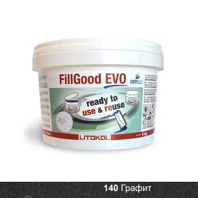 Полиуретановая затирка FILLGOOD EVO 140 NERO GRAFITE