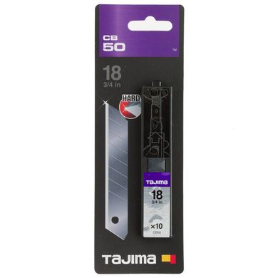 Сегментные лезвия Premium 18мм TAJIMA DORA Endura Blades, 10 шт.